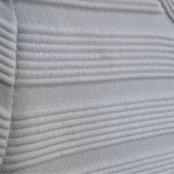 MICHAEL  Michael Kors White Bodycon Ribbed Dress Size Medium - Picture 4 of 10